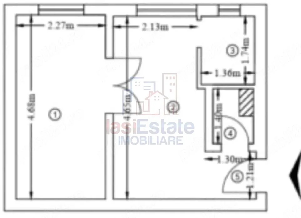 Apartament 2 camere cartier Tatarasi - foto 2