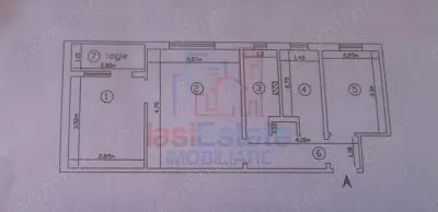 Apartament 3 camere zona Mircea cel Batran - Iasi