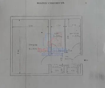 Apartament 1 cameră decomandat de vânzare în Alexandru cel Bun | 32 mp | Centrală proprie - foto 7