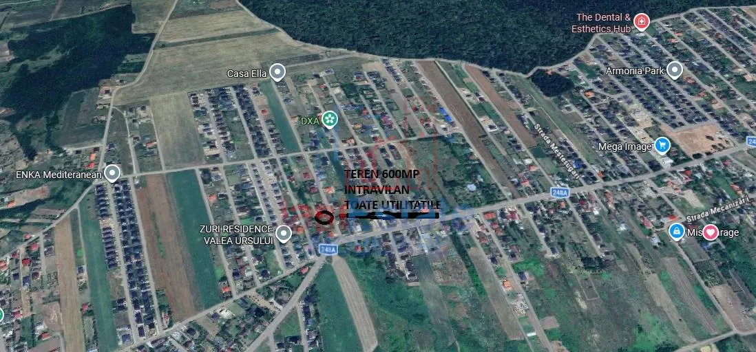 Valea Ursului TEREN 600mp toate utilitatile la 50m de sos Principala - foto 6