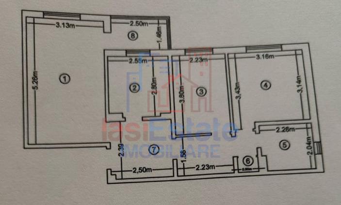 Apartament 3 camere, aproape de centru - Palas – Sf. Lazar - foto 8