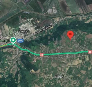 Intravilan - Tomesti - Teren si Cabana din Lemn - foto 4
