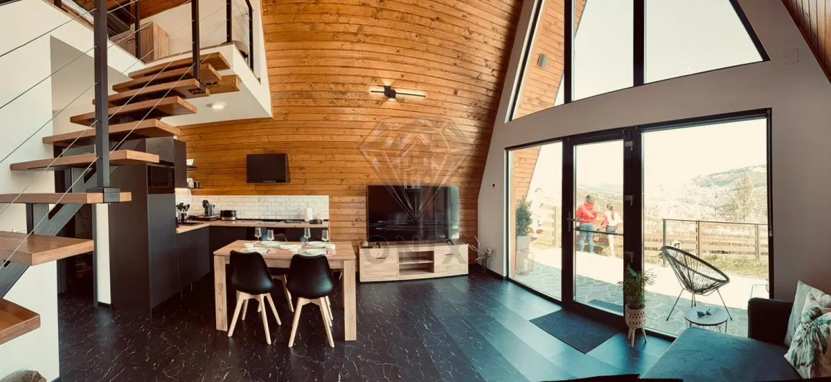 Casa A-Frame de vanzare | Valea Doftanei, Tesila | Constructie 2024 | Teren 627 mp | - foto 13