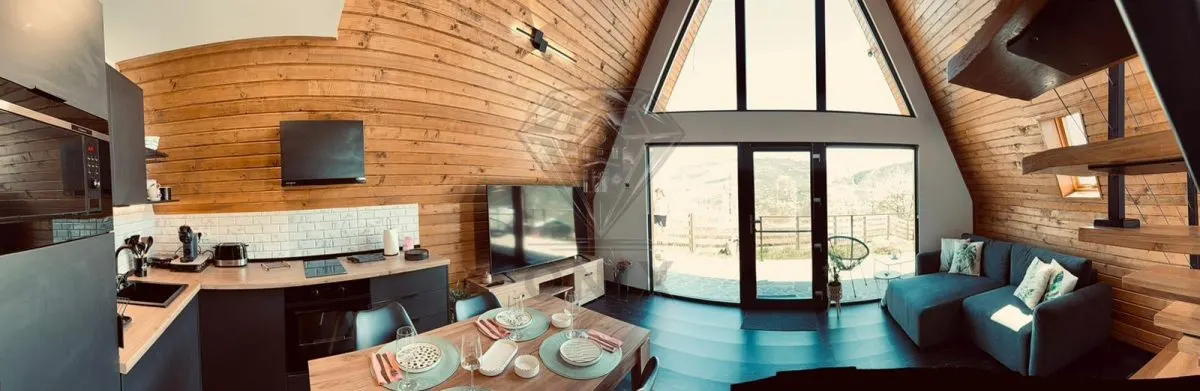 Casa A-Frame de vanzare | Valea Doftanei, Tesila | Constructie 2024 | Teren 627 mp | - foto 20