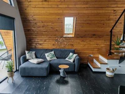 Casa A-Frame de vanzare | Valea Doftanei, Tesila | Constructie 2024 | Teren 627 mp | - foto 21
