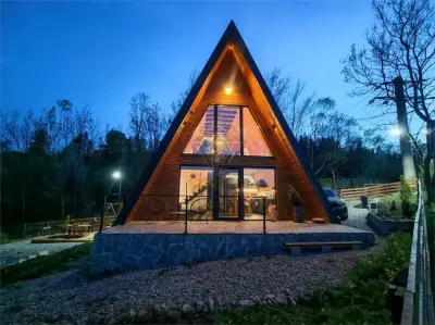 Casa A-Frame de vanzare | Valea Doftanei, Tesila | Constructie 2024 | Teren 627 mp | - foto 5