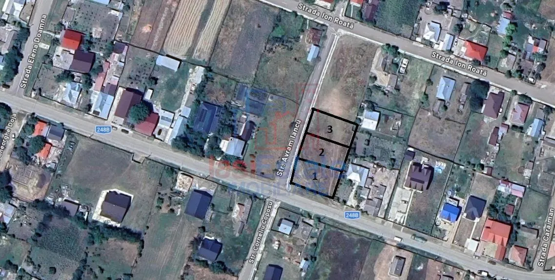 Bogonos Letcani teren 500mp cu Aut De Constr la str asfaltata cu toate utilitatile - foto 2