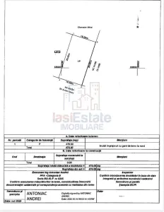 Bogonos Letcani teren 500mp cu Aut De Constr la str asfaltata cu toate utilitatile - foto 9