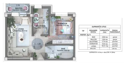 Apartament 2 camere bloc nou Capat CUG , DIRECT DE LA DEZVOLTATOR - foto 4