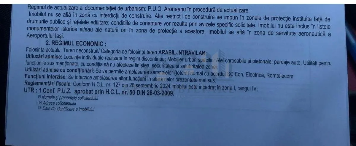 Aroneanu teren cu utilitati si Certificat de Urbanism - foto 14