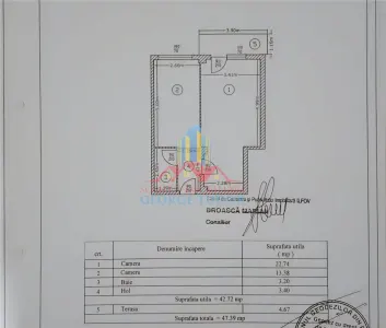 Appartement Deux Pièces à Vendre, Rezervelor 70, Militari - foto 11