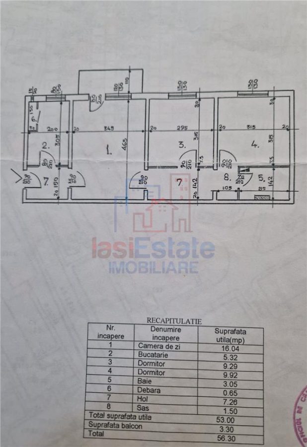 Apartament 3 camere, etaj 1/4, mobilat si utilat - Baza 3 - foto 9