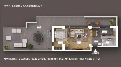 新建2房和3房公寓，Soseaua Gheorghe Ionescu Sisesti区域 - foto 10