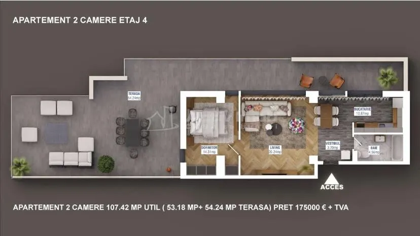新建2房和3房公寓，Soseaua Gheorghe Ionescu Sisesti区域 - foto 10
