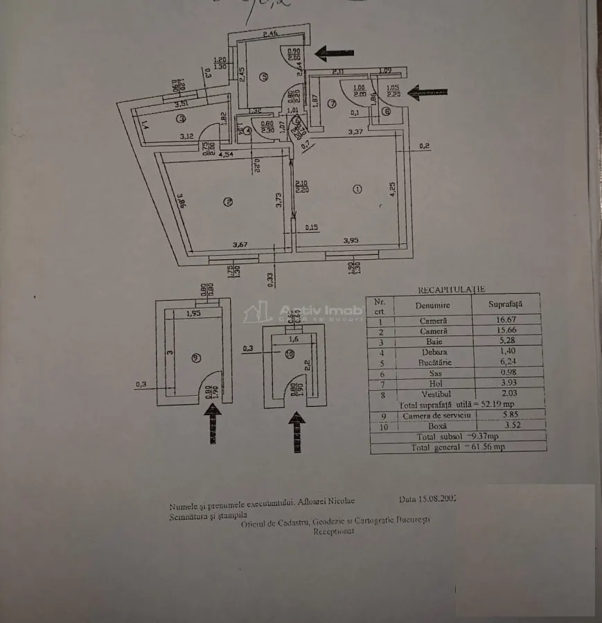 Appartement 2 Pièces avec Chaudière Individuelle – Marasesti, Unirii - foto 11