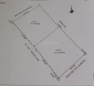 建设用地6200平方米，街道临界面116米，巴莱什蒂，弗朗恰县 - Balesti
