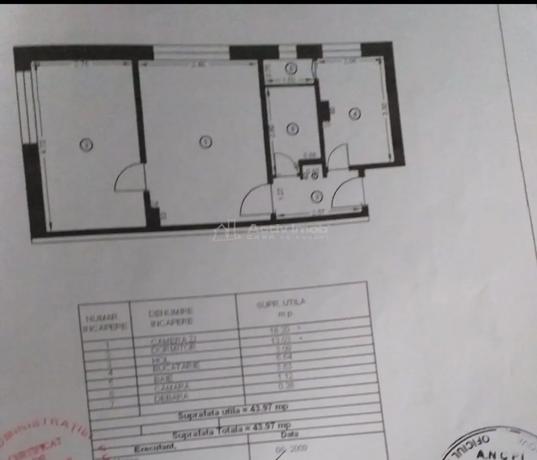 Apartament cu 2 camere mobilat si utilat modern, situat ultracentral - foto 7