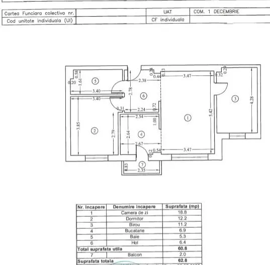 3 camere - X-Residence 1 Decembrie - 63mp - etaj 1 - prima inchiriere - foto 2