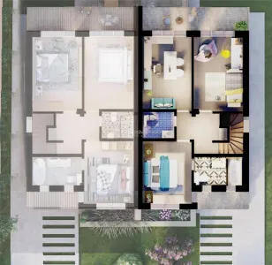Duplex 4 camere-Buda-Pereti dublii tencuiti-Toate utilitatile-Incalzire in pardoseala - foto 16