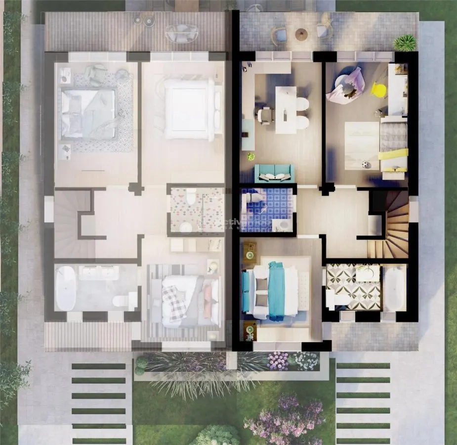 Duplex 4 camere-Buda-Pereti dublii tencuiti-Toate utilitatile-Incalzire in pardoseala - foto 16