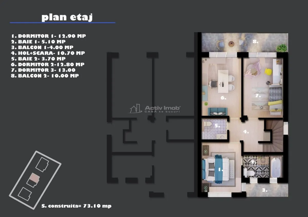 Duplex 4 camere-Buda-Pereti dublii tencuiti-Toate utilitatile-Incalzire in pardoseala - foto 18