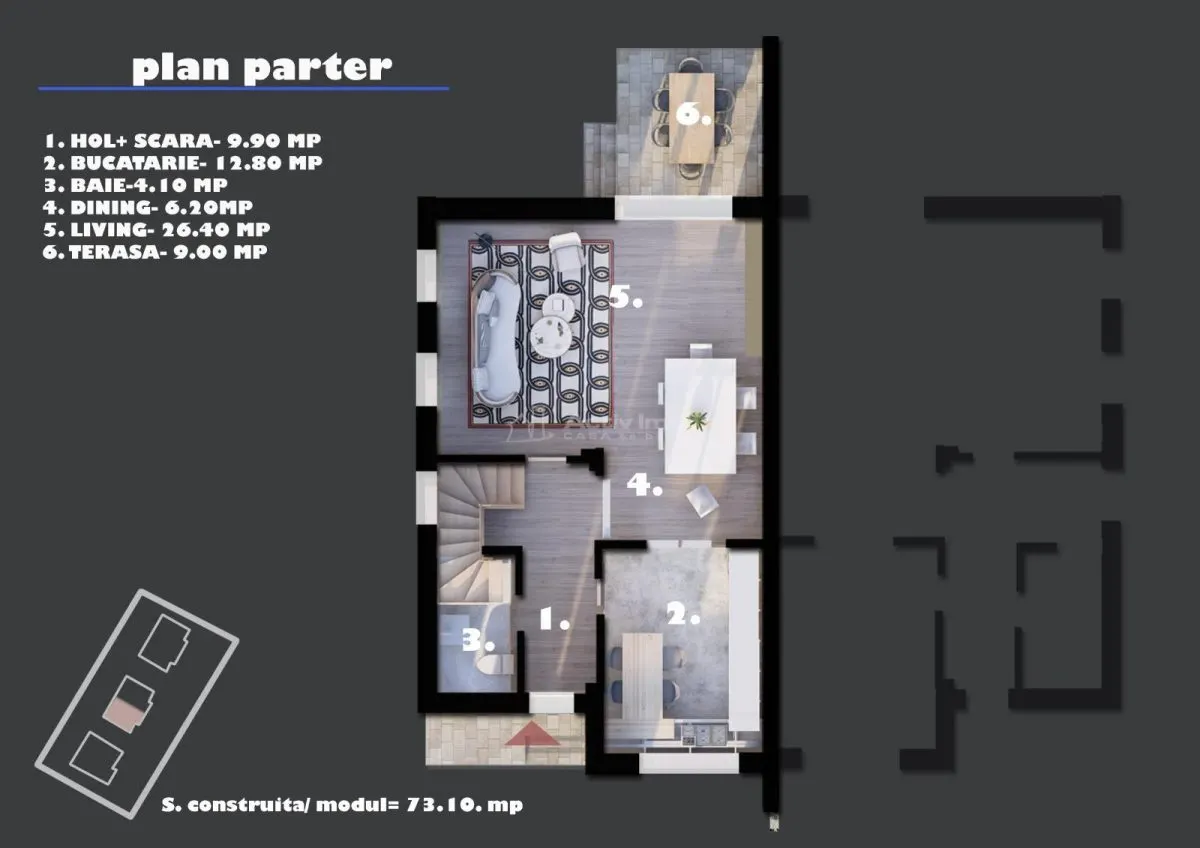 Duplex 4 camere-Buda-Pereti dublii tencuiti-Toate utilitatile-Incalzire in pardoseala - foto 9