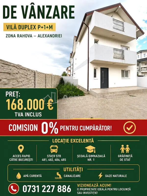 VANZARE - Casa sau SPATIU COMERCIAL - Locuinta si /sau Afacere - Vila -- 168000E tva inclus - Rahova – Alexandriei – Leroy Merlin - COMISION 0 ! - foto 1