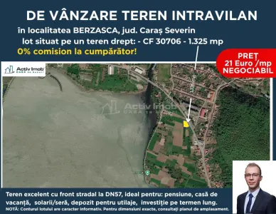 TERENURI Intravilan in Berzasca - Berzasca