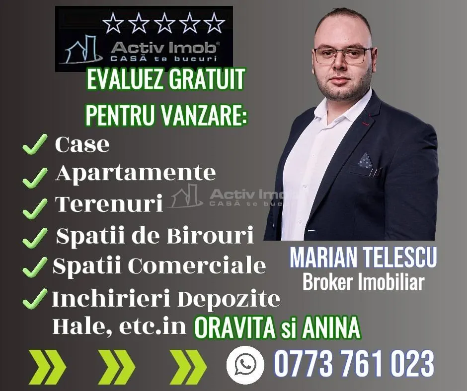 Oravita | Apt. la Cheie | Parter | Centrala Gaz - foto 5