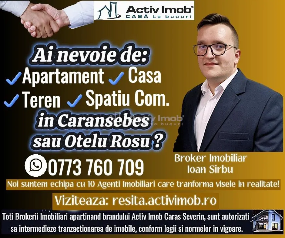 Caransebes, CHIRIE, 1Camera Dec., Balta Sarata - foto 4
