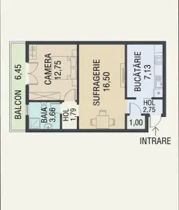 Apartament 2 camere renovat - parter - 52 mp - foto 2