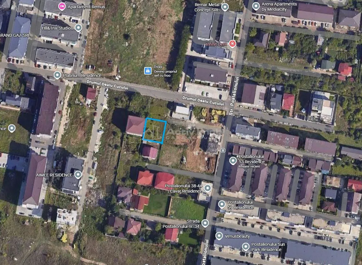 Teren intravilan, Postalionului, 506 mp - foto 1