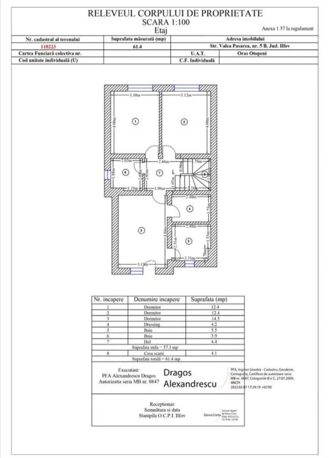 Casa individuala - Otopeni - 4 camere - 3 bai - 119mp - 266mp teren - foto 20