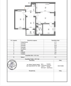 4 camere 90 mp - decomandat - Crangasi - centrala proprie - foto 9