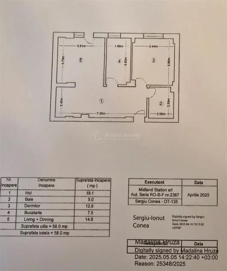 Apartament 2 Camere Rahova- Teius - foto 3