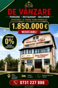 De vanzare – Cladire comerciala - Pensiune – Restaurant – Ballroom – Rahova – Alexandriei – Leroy Merlin – 1850000E – Afacere la cheie – Comision 0 ! - Bucuresti