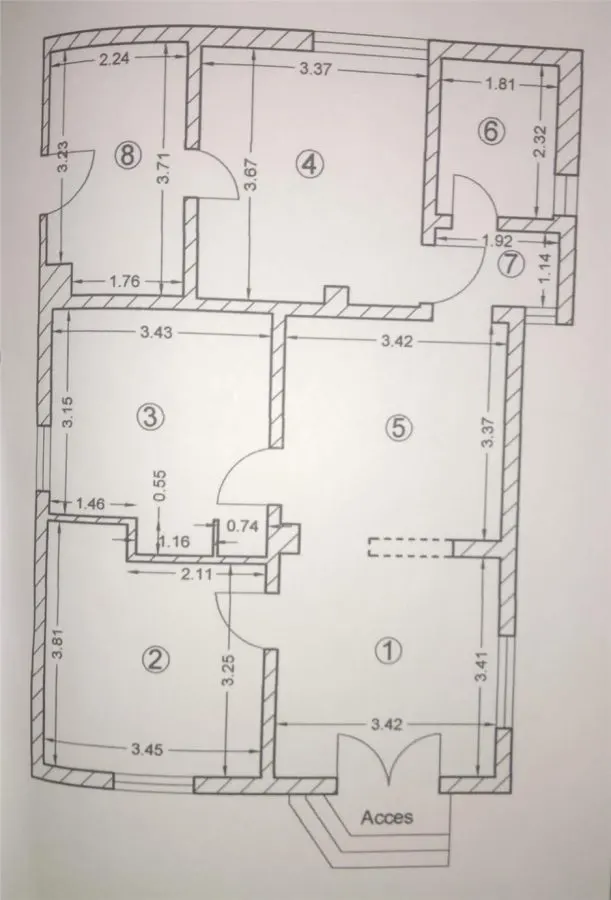 Casa parter - Comana Giurgiu - 4 camere - baie - 118mp - 600mp teren - foto 21