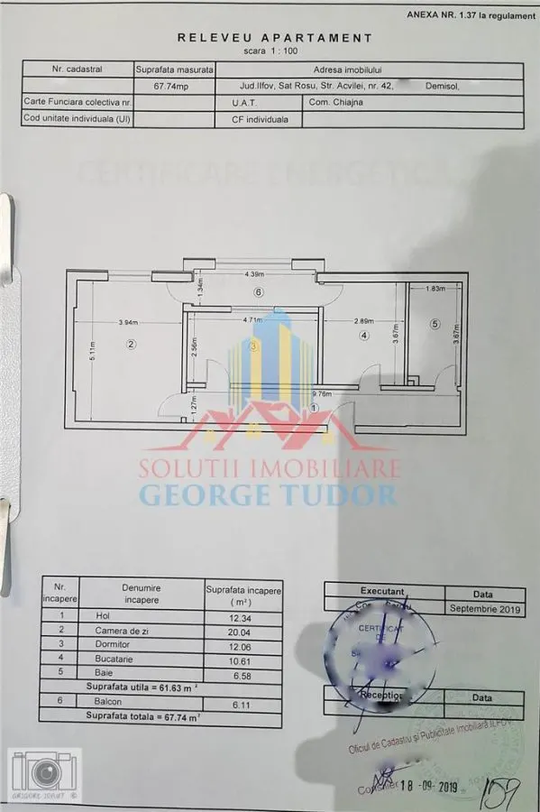 Apartament 2 camere total decomandat, 68 mp, Str. Acvilei 42, Chiajna - foto 2