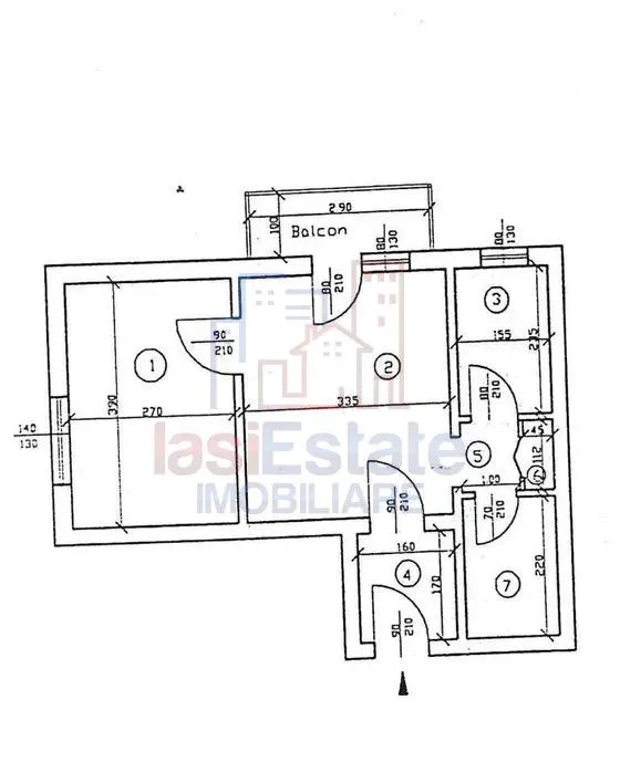 Apartament 2 Camere Podu Ros - Liceul Emil Racovita - foto 7
