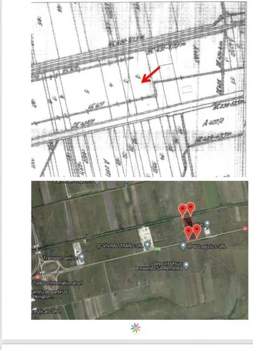 TEREN ZONA DEPOZITARE SI SERVICI GHIRODA DN6 - foto 1