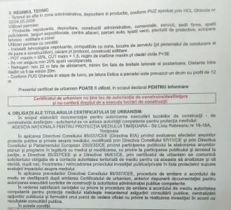 Teren cu PUZ Lidl Ghiroda Aeroport cu regim inaltime P+3E . - foto 8