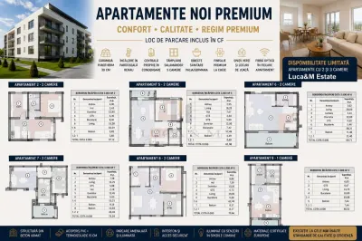 APARTAMENTE NOI PREMIUM INCALZIRE IN PARDOSEALA LOC PARCARE INCLUS - foto 3