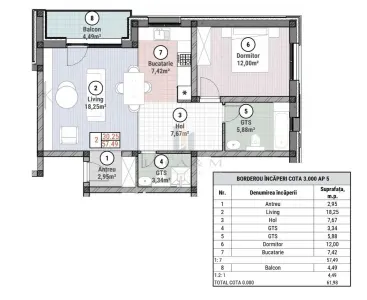 APARTAMENTE NOI PREMIUM INCALZIRE IN PARDOSEALA LOC PARCARE INCLUS - foto 21