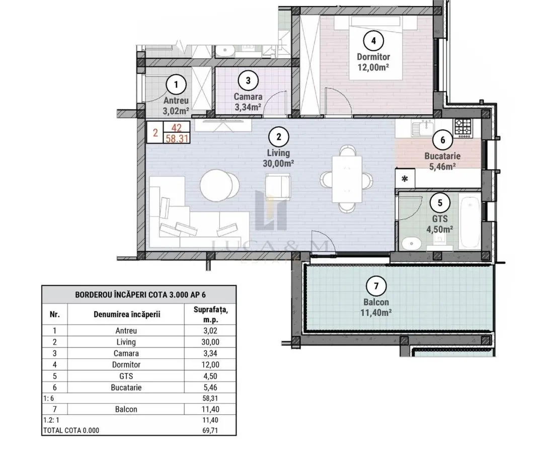 APARTAMENTE NOI PREMIUM INCALZIRE IN PARDOSEALA LOC PARCARE INCLUS - foto 22