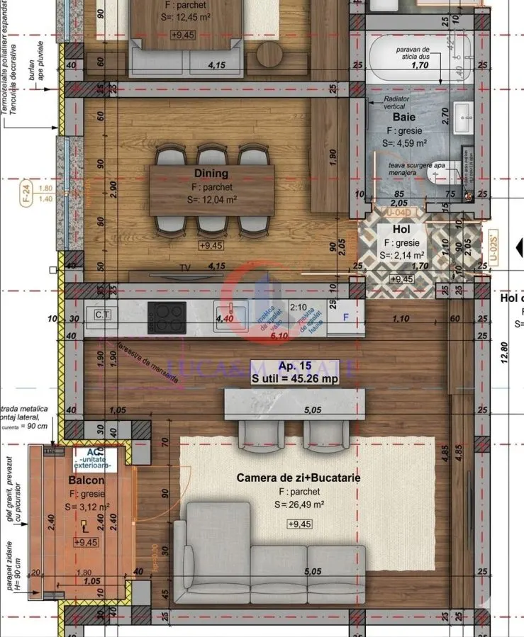 Apartament 2 camere, Giroc - Planetelor - foto 1