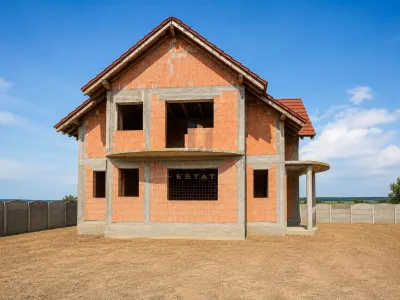 Casa parter si etaj la rosu ,Recas - foto 2