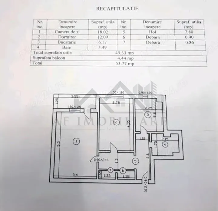 Appartement deux chambres, Mircea cel Bătrân, Iași - foto 2