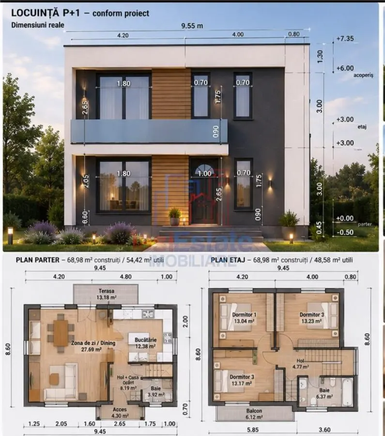 Maison Individuelle P+1 à Vendre à Vişan–Bărnova avec Vue Exceptionnelle - foto 9