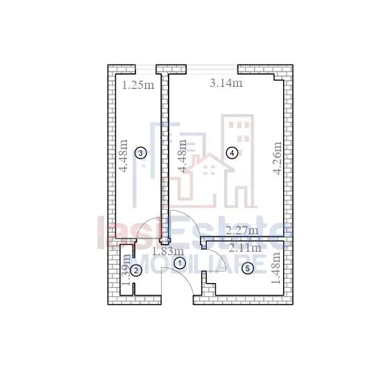 Studio Apartment in Tătărași Zone, Iași - foto 7