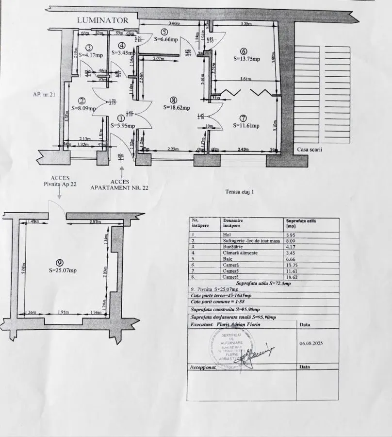 Apartament ultracentral 72 mp - etaj 1- boxa 25 mp - foto 18